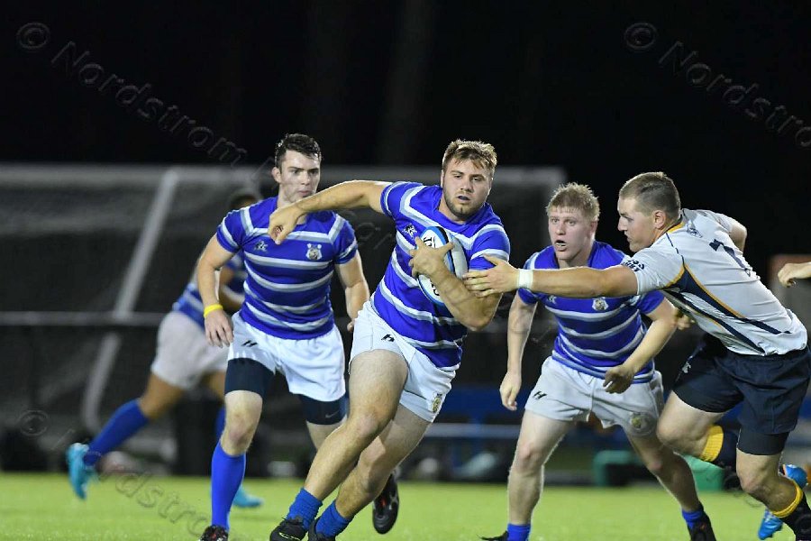 Wheaton Men\'s Rugby vs Mass Maritime.  Photo by Keith Nordstrom
